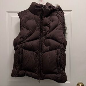 Columbia Titanium Women’s Insulated Puffer Vest Brown Size M Zip Front